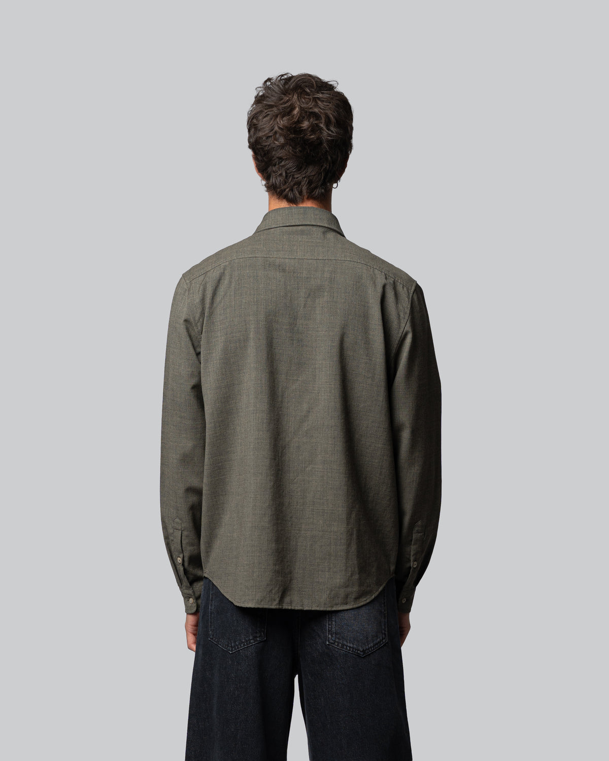 Camicia Evanisto Verde Greige - Evanisto Green Greige Shirt
