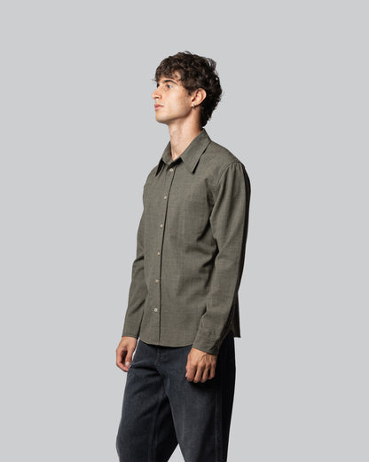 Camicia Evanisto Verde Greige - Evanisto Green Greige Shirt
