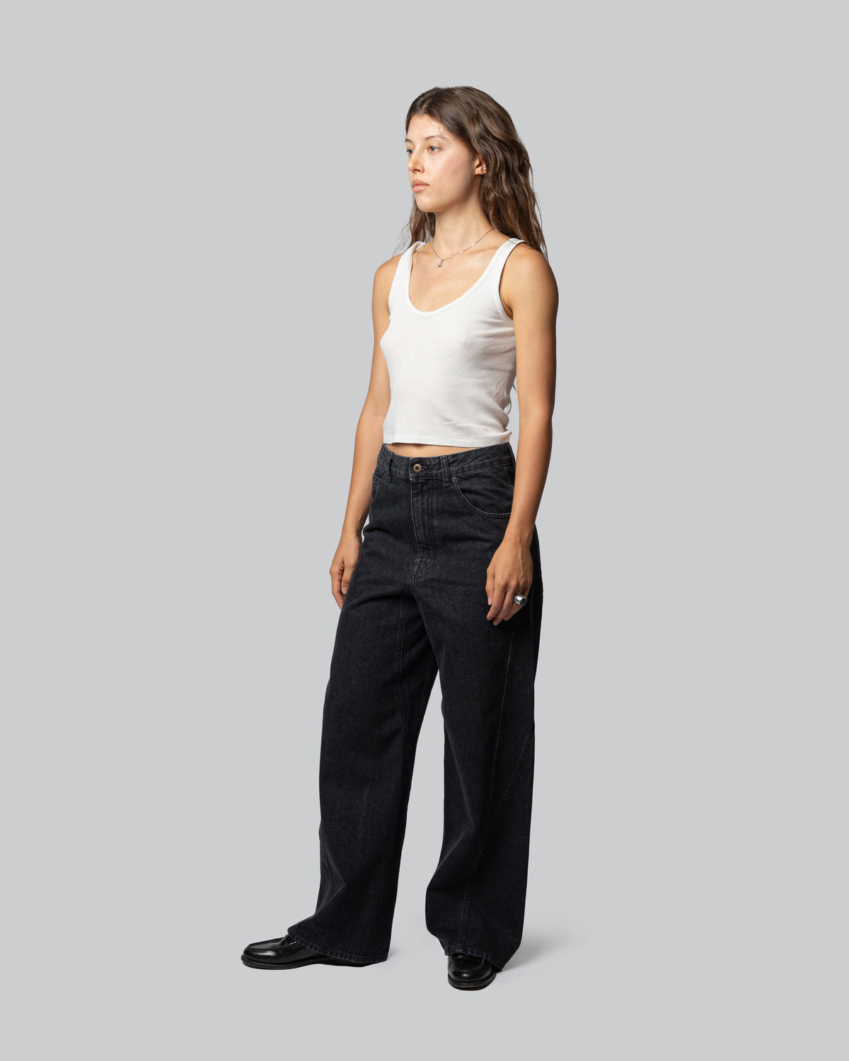 Pantalone Martino Denim Grigio - Martino Grey Denim Pants