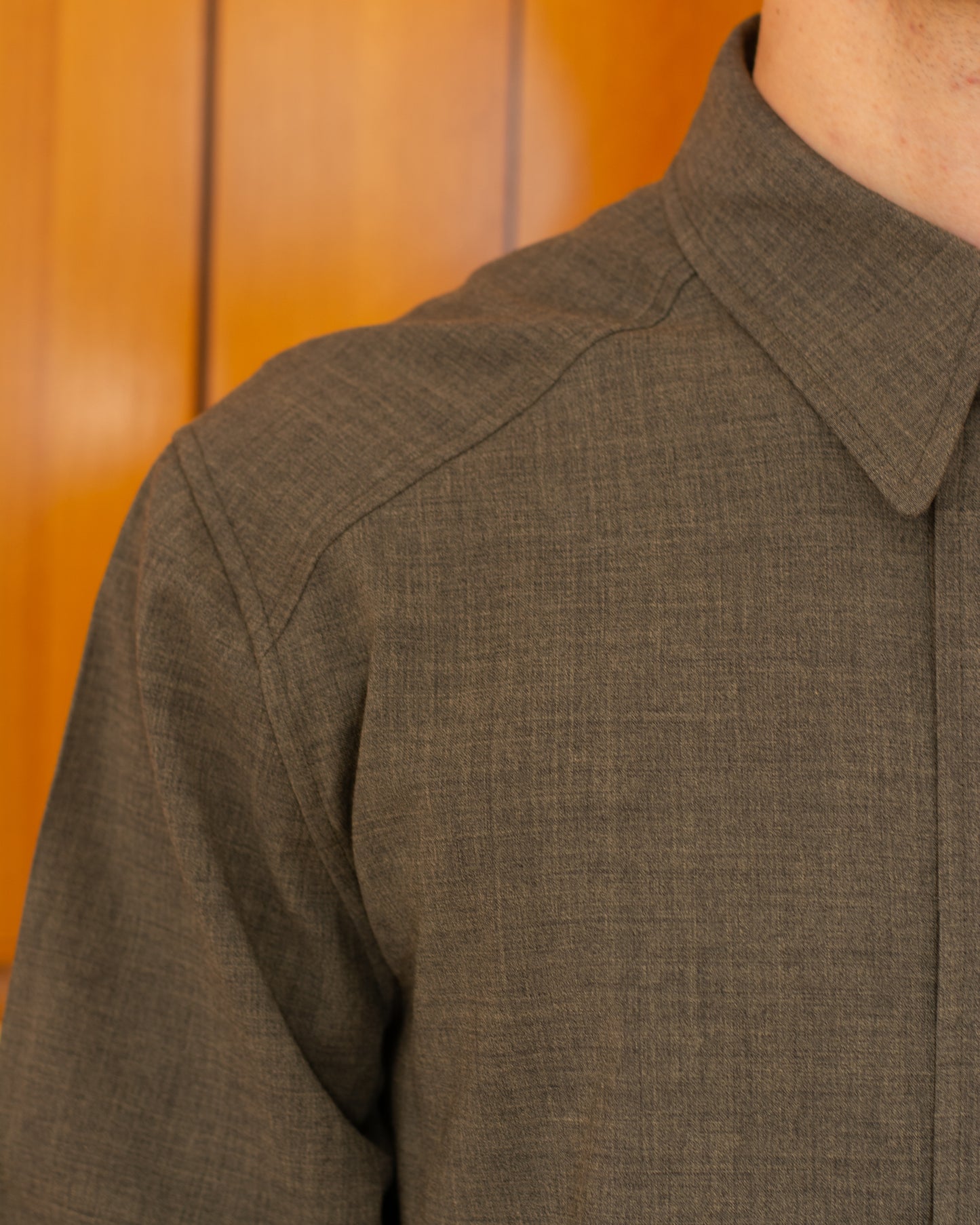 Camicia Evanisto Verde Greige - Evanisto Green Greige Shirt