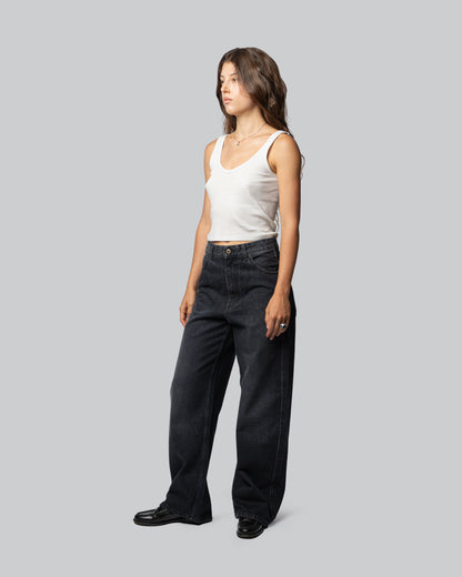 Pantalone Rinaldo Denim Grigio - Rinaldo Grey Denim Pants
