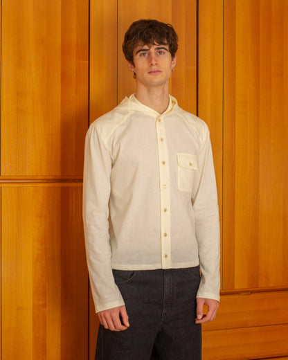 Felpa Leggera Tarcisio Crema - Tarcisio Cream Lightweight Hoodie