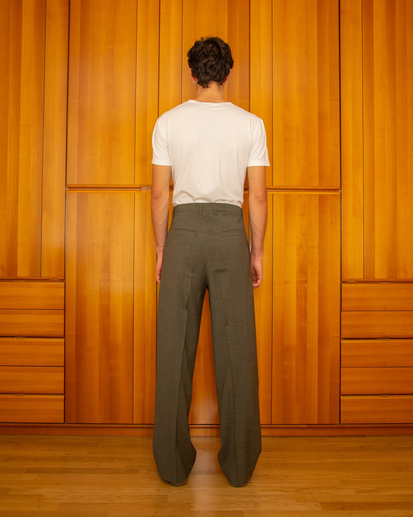 Pantalone Giobatta Verde Greige - Giobatta Green Greige Pants