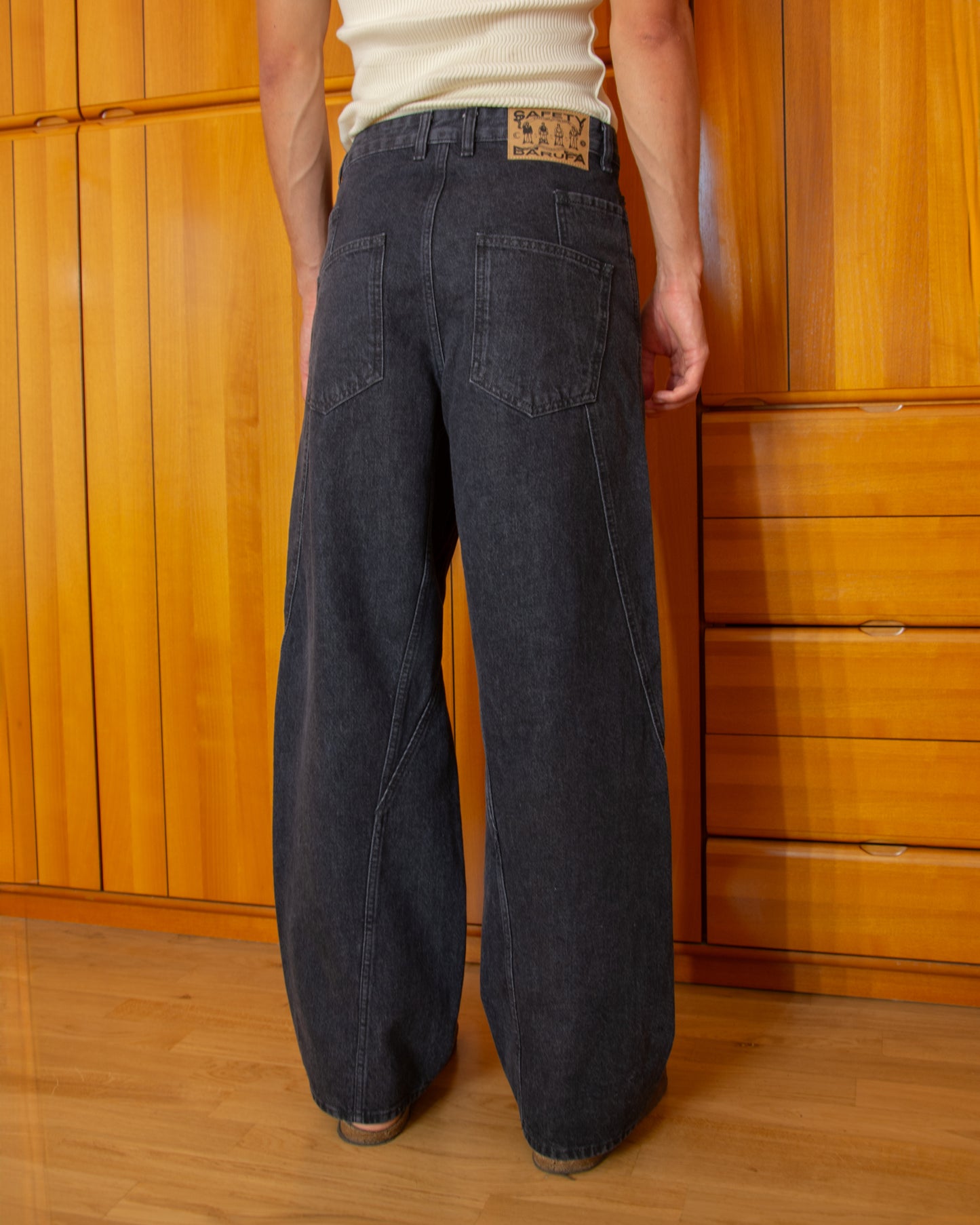 Pantalone Martino Denim Grigio - Martino Grey Denim Pants