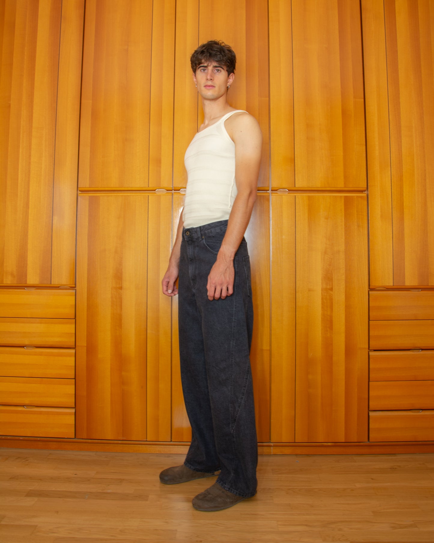 Pantalone Martino Denim Grigio - Martino Grey Denim Pants