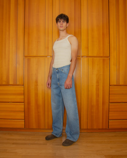 Pantalone Rinaldo Denim Blue - Rinaldo Blue Denim Pants