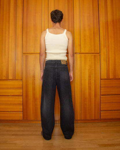 Pantalone Rinaldo Denim Grigio - Rinaldo Grey Denim Pants