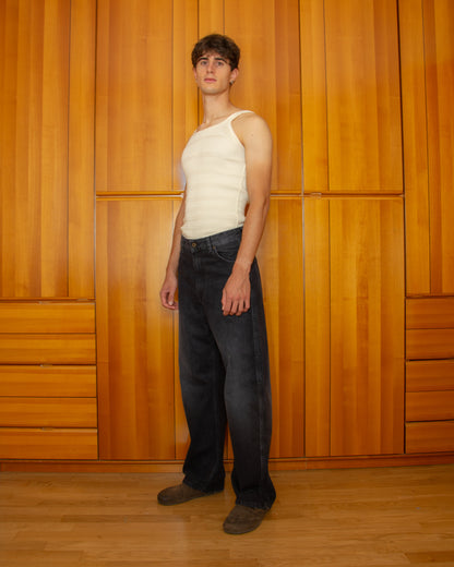 Pantalone Rinaldo Denim Grigio - Rinaldo Grey Denim Pants